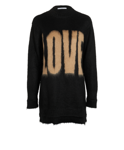 Givenchy Love Jumper, &pound;220, Clothing, Black, Mohair/Polyester (Polymer), Front view