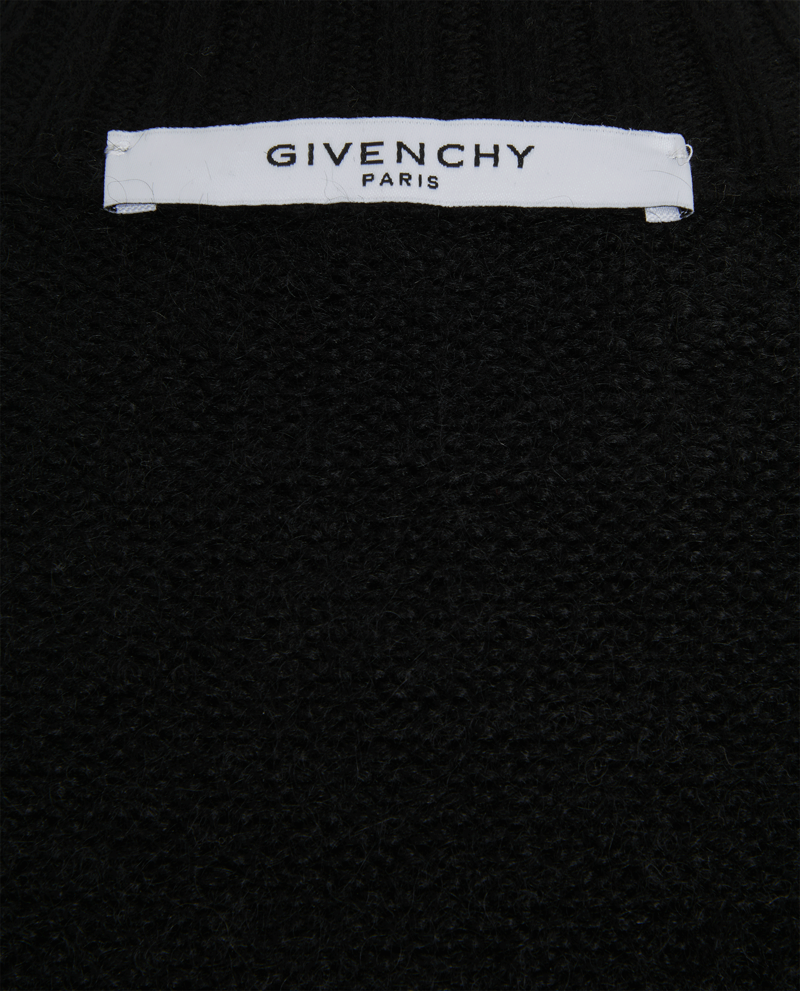 Givenchy Love Jumper, &pound;220, Clothing, Black, Mohair/Polyester (Polymer), Other view