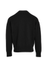Ami Paris Oversized Knit Jumper, &pound;190, Clothing, Black, Wool, Back view