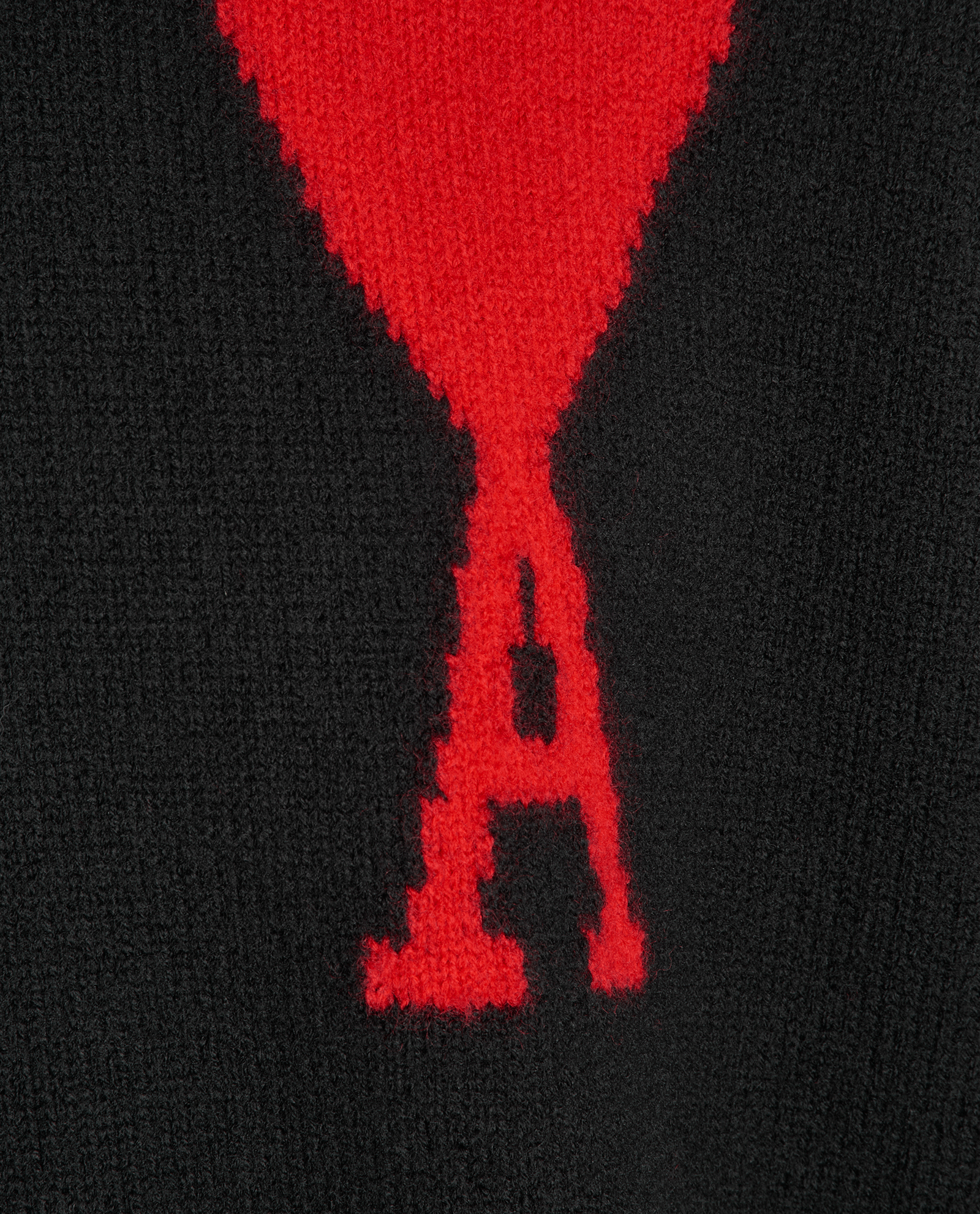 Ami Paris Oversized Knit Jumper, &pound;190, Clothing, Black, Wool, Other view