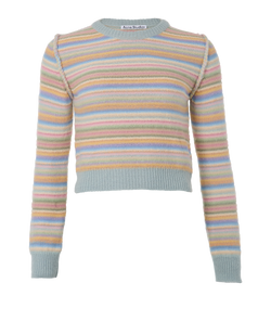 Acne Studios Striped Jumper, Cotton/Wool, Multi, Sz S, 3*