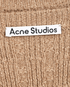 Acne Studio Fringed Ribbed Jumper, &pound;150, Clothing, Brown, Cotton/Wool, Other view