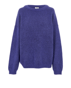 Acne Studios Crewneck Jumper, Mohair/Wool, Purple, Sz L, 3*