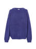 Acne Studios Crewneck Jumper, &pound;120, Clothing, Purple, Mohair/Wool, Front view