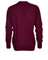 Acne Studios Maroon Cashmere Sweater, back view