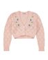 Alessandra Rich Diamond Knit Cardigan, front view