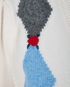 Alessandra Rich Cropped Rose Cardigan, other view