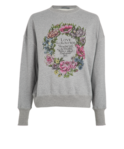 Alexander McQueen Wreath Print Jumper, front view