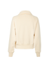 Ami Paris Quarter Zip Jumper, &pound;110, Clothing, Cream, Cotton, Back view