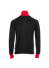 Ami Paris Zip Neck Jumper, back view