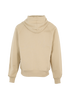 Ami Paris Ami De Coeur Hoodie, &pound;150, Clothing, Beige, Cotton, Back view