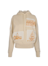 Ami Paris Patchwork Hoodie, front view