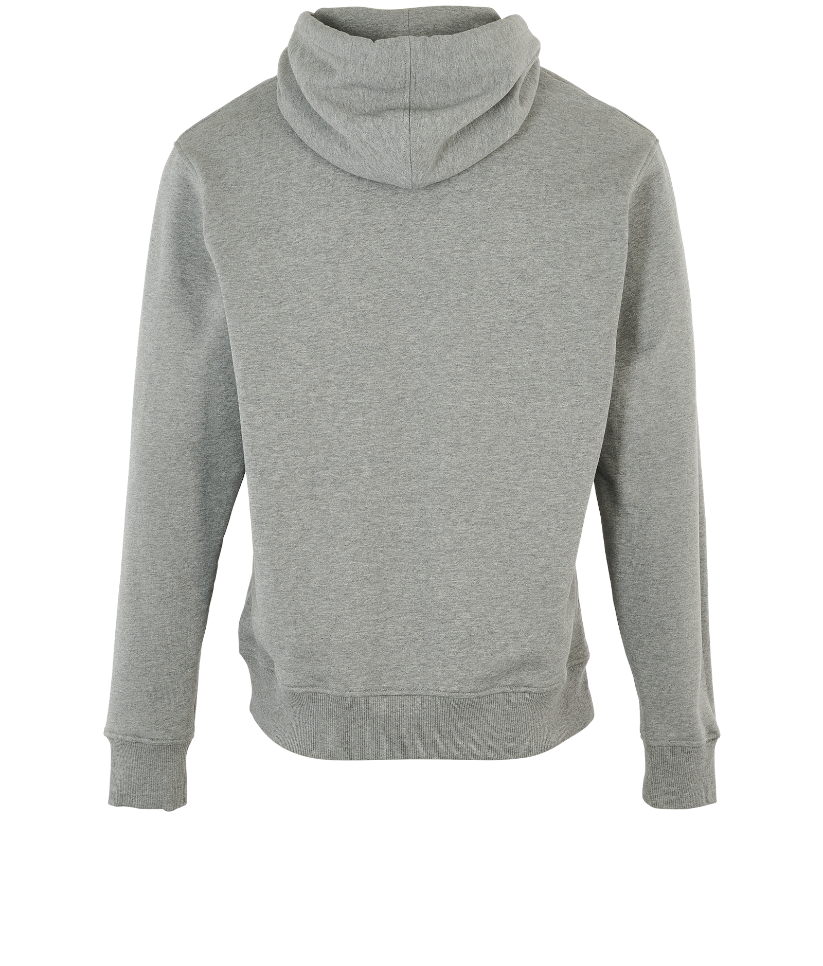 Ami Paris Ami De Coeur Hoodie, &pound;150, Clothing, Grey, Cotton, Back view
