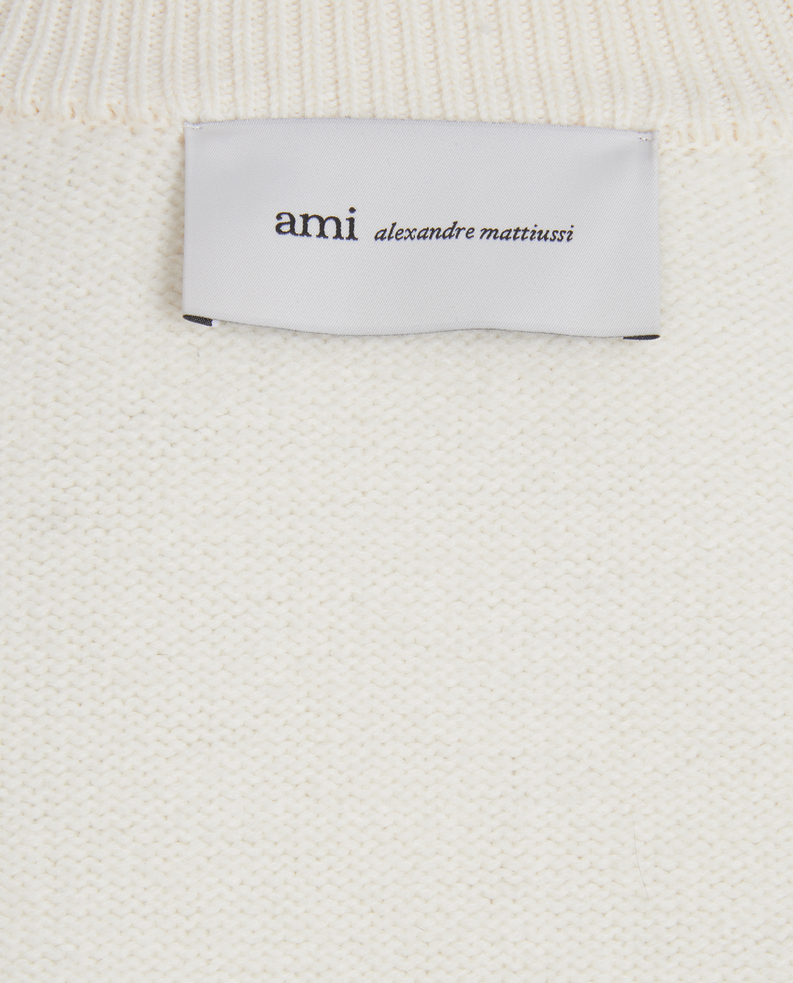 Ami Paris ADC Knit Jumper, &pound;195, Clothing, Black, Wool, Other view