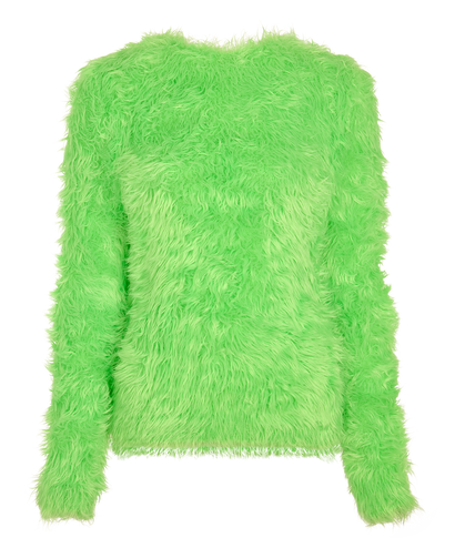 Balenciaga Faux Fur Jumper, front view