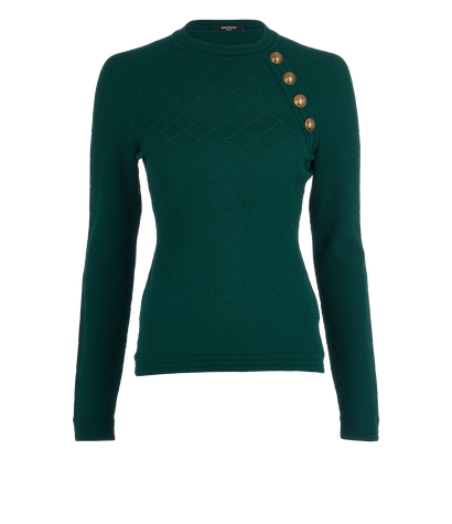 Balmain Ribbed Jumper, front view