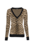 Balmain Cheetah Print Jumper, front view