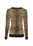 Balmain Cheetah Print Jumper, back view