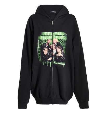 Balenciaga Speed Hunters Zip Up Hoodie, front view