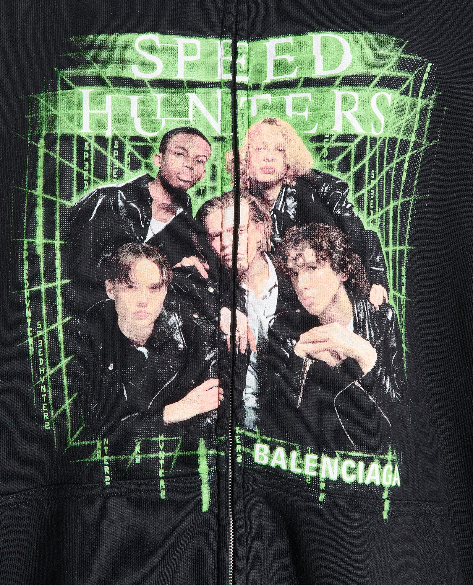 Balenciaga Speed Hunters Zip Up Hoodie, Jumpers - Designer