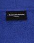 Balenciaga Gaffer Logo Hoodie, &pound;250, Clothing, Blue, Cotton, Other view