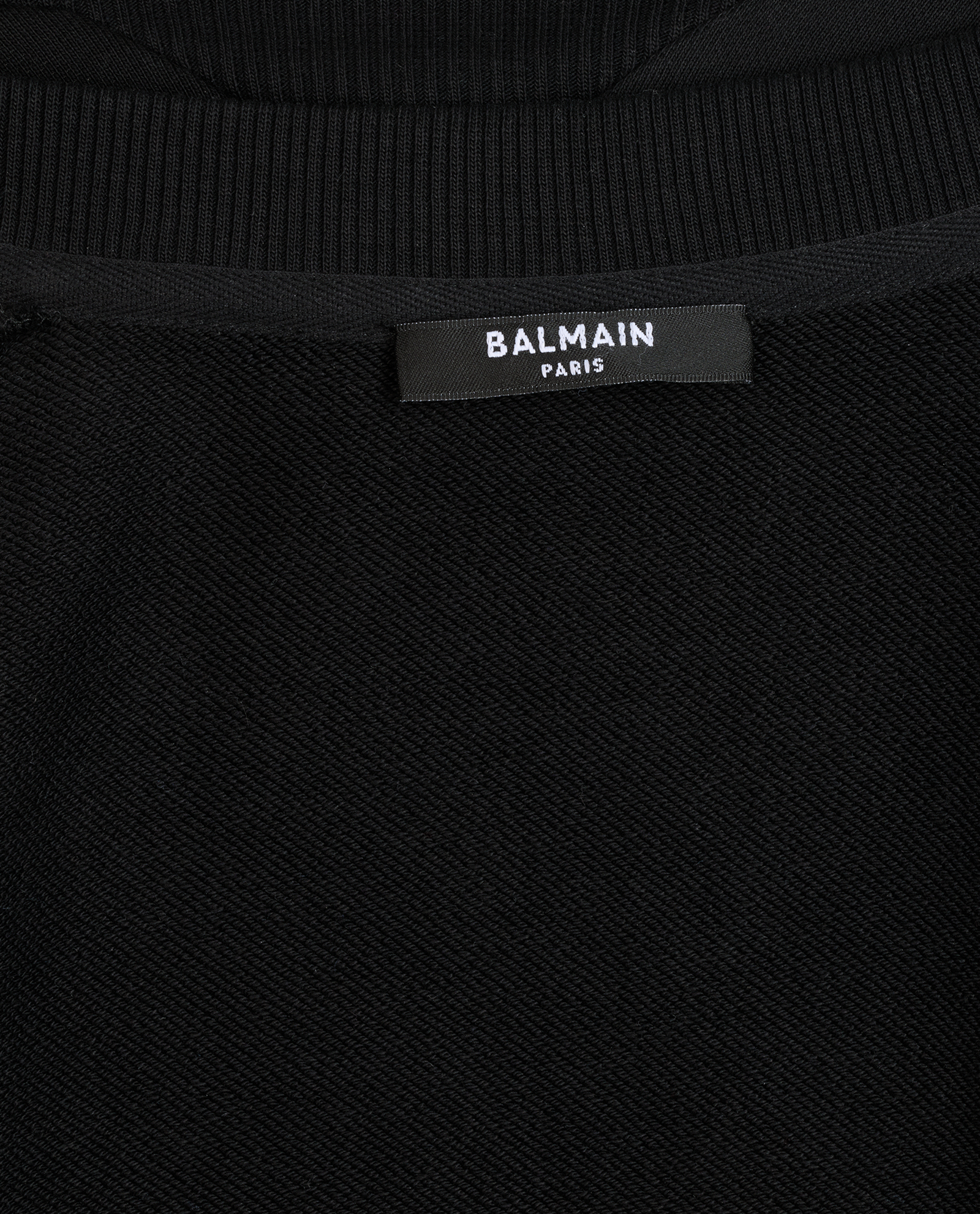 Balmain Logo Sweatshirt, &pound;250, Clothing, Black, Cotton, Other view