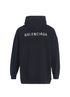 Balenciaga Faded Effect Diamante Hoodie, back view