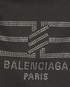 Balenciaga Embellished Logo Hoodie, &pound;180, Clothing, Black, Cotton, Other view
