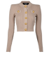 Balmain Buttons Cardigan, &pound;550, Clothing, Beige, Viscose, Front view
