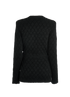 Balmain Shoulder Pads Cardigan, back view