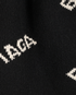 Balenciaga All Over Logo Jumper, &pound;350, Clothing, Black/White, Camel Hair/Wool, Other view