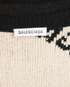 Balenciaga All Over Logo Jumper, &pound;350, Clothing, Black/White, Camel Hair/Wool, Other view