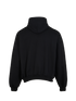 Balenciaga Embroidered Backflip Logo Hoodie, &pound;275, Clothing, Black, Cotton, Back view