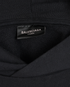 Balenciaga Embroidered Backflip Logo Hoodie, &pound;275, Clothing, Black, Cotton, Other view