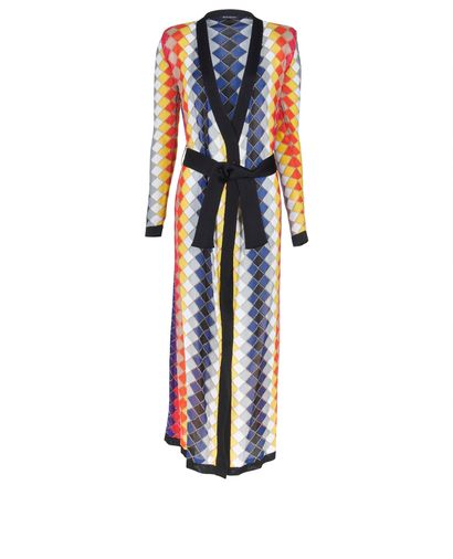 Balmain Long Belted Cardigan, front view