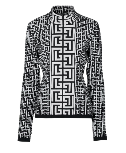 Balmain Knit Turtleneck Jumper, front view