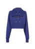 Balmain Logo Cropped Hoodie, front view