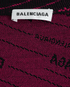 Balenciaga Logo Jumper, &pound;250, Clothing, Black/Red, Wool, Other view