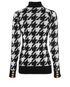 Balmain Houndstooth Knitted Sweater, back view