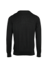Balmain Crew Neck Logo Jumper, &pound;330, Clothing, Black, Cashmere, Back view