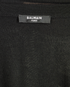 Balmain Crew Neck Logo Jumper, &pound;330, Clothing, Black, Cashmere, Other view