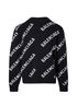 Balenciaga All-Over Logo Jumper, front view