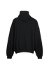 Balenciaga Embroidered Backflip Logo Hoodie, &pound;275, Clothing, Black, Cotton, Back view