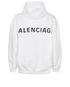 Balenciaga Archetype Logo Hoodie, back view