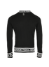Balmain Logo Knit Jumper, back view