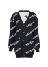 Balenciaga Logo Cardigan, front view