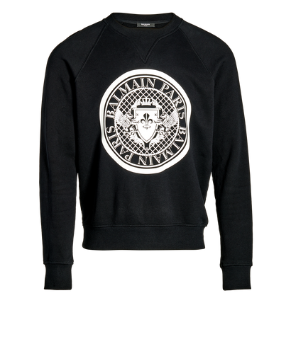 Balmain Coin Logo Sweatshirt, front view