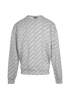 Balenciaga Logo Intarsia Jumper, front view