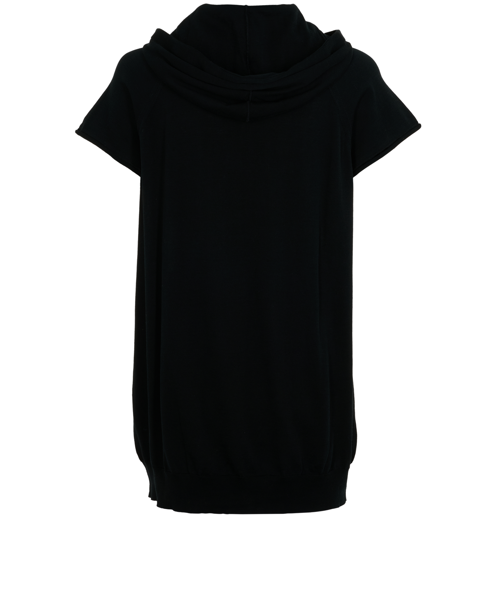 Bottega Veneta Lightweight Hoodie, &pound;250, Clothing, Black, Cotton, Back view