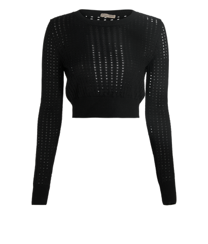 Bottega Veneta Knitted Cropped Jumper, front view